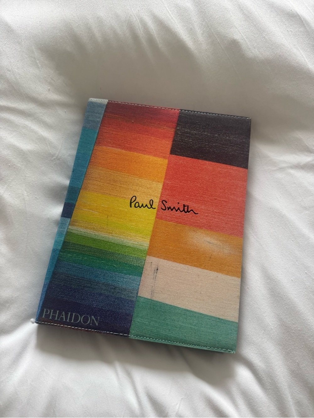 Paul Smith Multicolor Striped Hardcover Notebook Cover